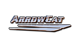 Arrowcat catamarans logo design