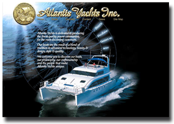 atlantis yachts web site design and development in Vancouver British Columbia